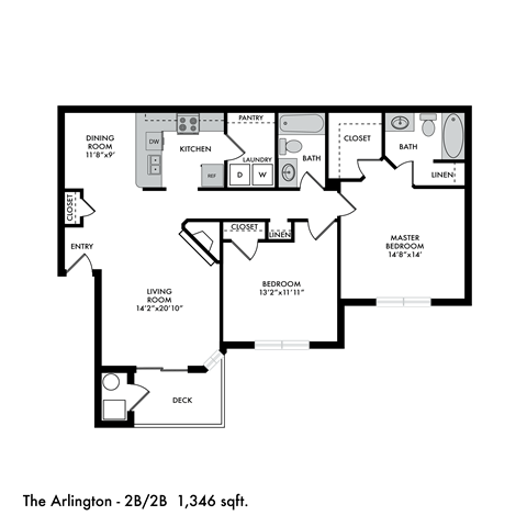 The Crossings at Chapel Hill Arlington Floor Plan